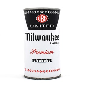 United Milwaukee Lager Beer Flat Top 142-12