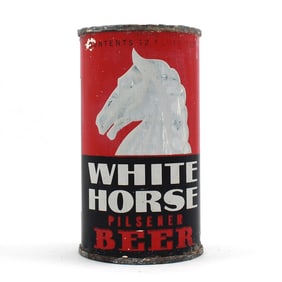 White Horse Pilsener Beer Instructional Flat Top 145-15 OI 875