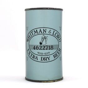 Whitman and Lord Extra Dry Beer Flat Top 145-19 SHARP