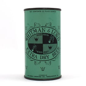 Whitman and Lord Extra Dry Beer Flat Top 145-20 CLEAN