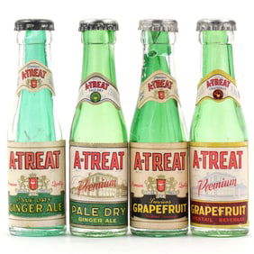 A-Treat Cocktail Beverage Mixers Mini Bottles Lot of 4