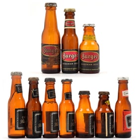 Burger Black Label Mini Bottles Lot of 10 OHIO