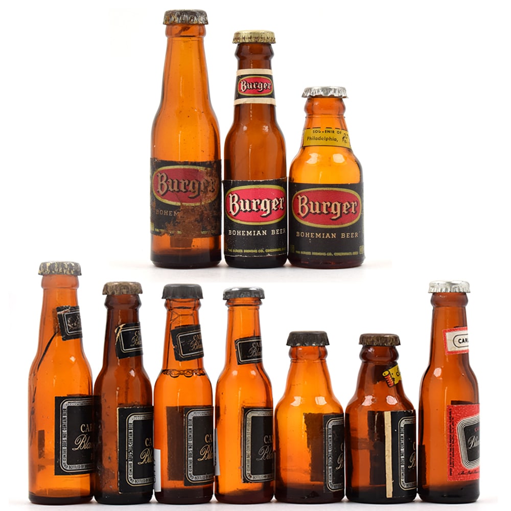Burger Black Label Mini Bottles Lot of 10 OHIO (1 of 13)