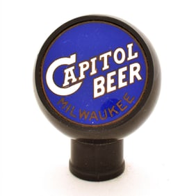 Capitol Beer 1940s Ball Tap Knob