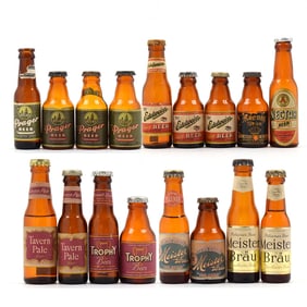 Chicago Mini Bottles Lot of 17 NECTAR EDELWEISS KOENIG TROPHY ATLAS