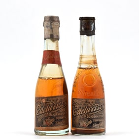 Edelweiss Beer PRE-PROHIBITION Mini Bottles Lot of 2 MOUNTAINS