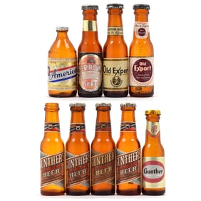 Maryland Mini Bottles Lot of 9 GUNTHER ARROW CUMBERLAND