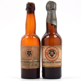 Pabst PRE-PROHIBITION Mini Beer Bottles Lot of 2 BOHEMIAN