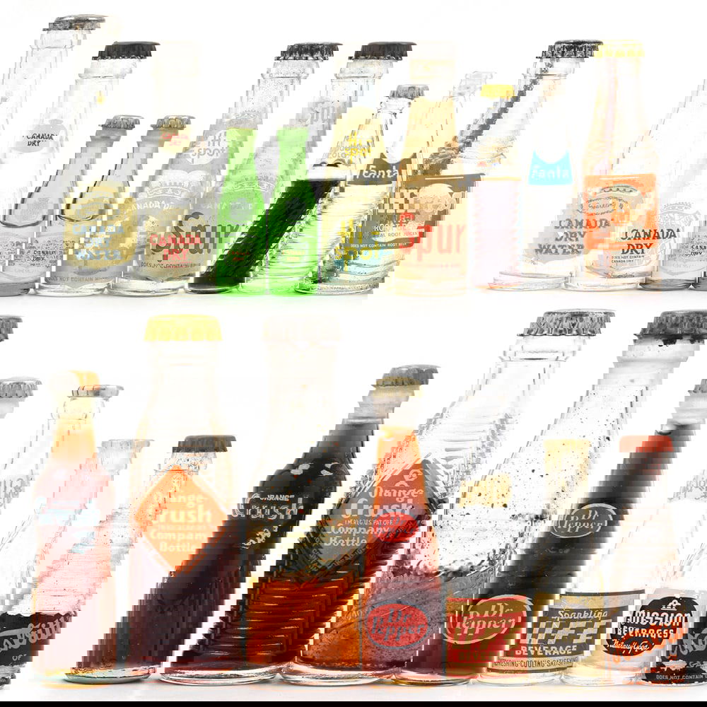 Soda Mini Bottles Large Lot of 16 (1 of 19)