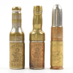 St Louis Pre-Prohibition Corkscrews Lot of 3 ANHEUSER-BUSCH LEMP