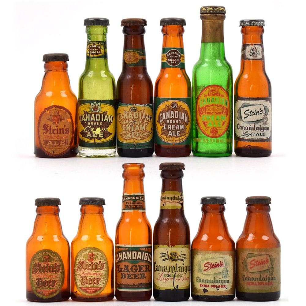 Steins Ale-Beer Mini Bottles Lot of 12 (1 of 13)