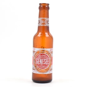 Genesee Liebotschaner Beer 1940s ACL 7 Ounce Bottle