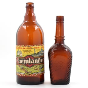 Lot of 2 Bottles RHEINLANDER PORTNER