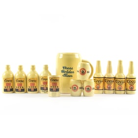 Coors Beer 1930s Mini Collection With Mug 13 Pieces
