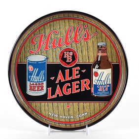 Hulls Ale Steinie Lager Beer Flat Top Tray EXCEPTIONAL