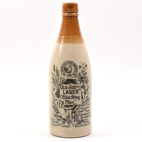 Morlein-Gerst Brewing Old Jug Lager Pre-Pro Stoneware Bottle
