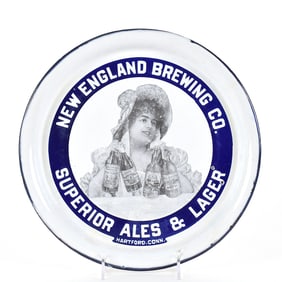 New England Brewing Superior Ales Lager Porcelain Tray OUTSTANDING
