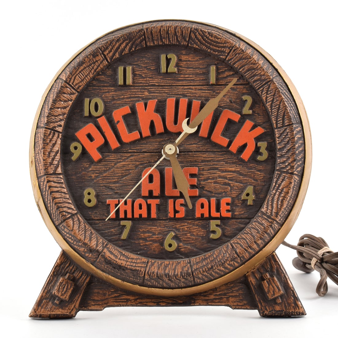 Pickwick Ale That Is Ale Composite Advertising Clock OUTSTANDING (1 of 4)