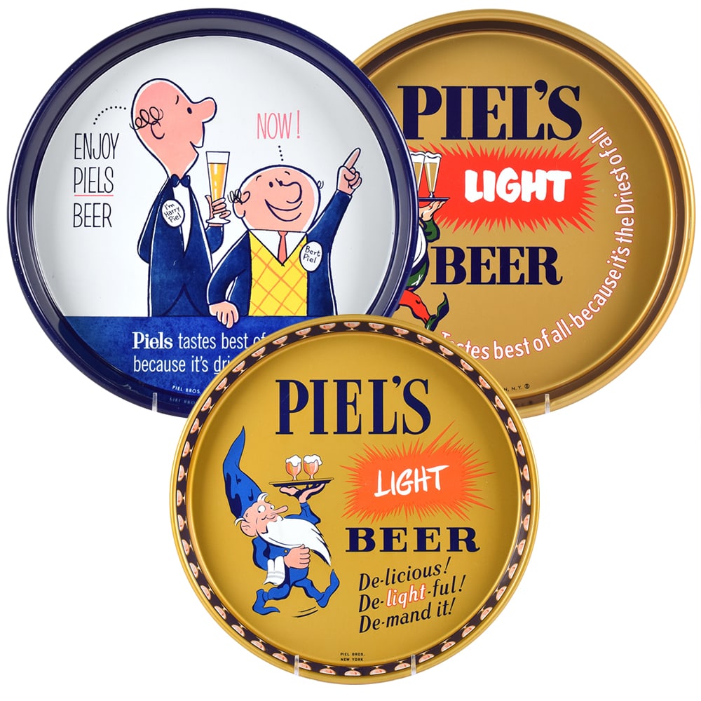 Piels Light Beer 1950s Trays Lot of 3 Different (1 of 7)