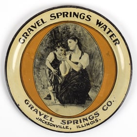 Gravel Springs Water Pre-Prohibition Tip Tray