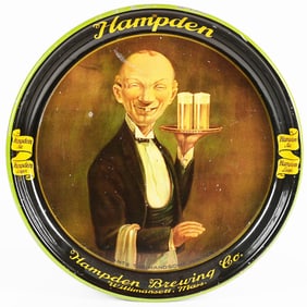 Hampden Handsome Waiter Tray BLACK TEXT SCARCE