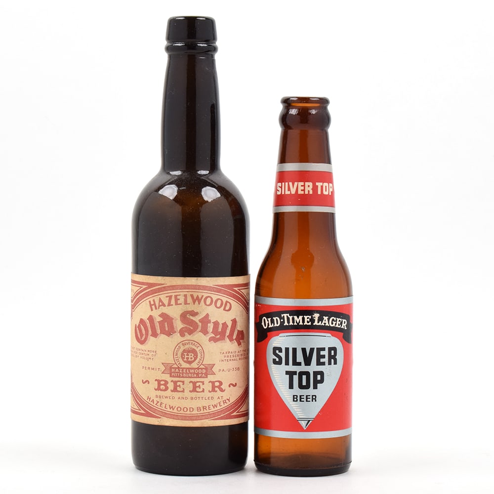 Pennsylvania Bottles Lot of 2 SILVER TOP HAZELWOOD (1 of 6)