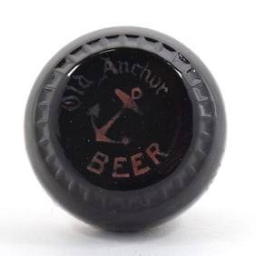 Old Anchor 1930s Newman Faucet Style Glass Tap Knob