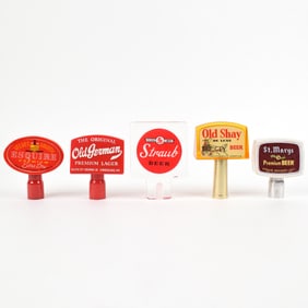 PA and MD Tap Handle Lot of 5 ST MARY STRAUB OLD SHAY GERMAN ESQUIRE