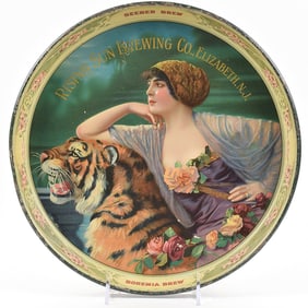 Rising Sun Brewing Pre-Pro Siberian Tiger Victorian Lady Tray