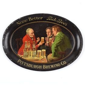 Tech Beer Pre-Prohibition Oval Tip Tray