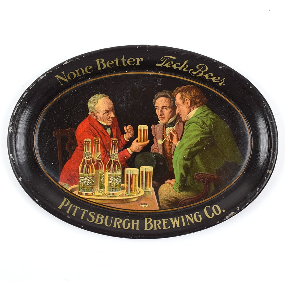 Tech Beer Pre-Prohibition Oval Tip Tray (1 of 2)