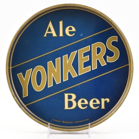 Yonkers Ale-Beer 1930s Tray