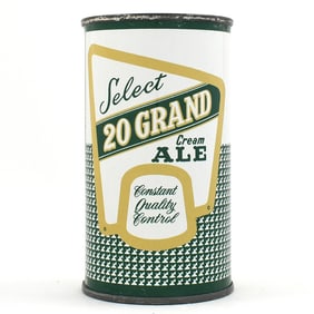 20 Grand Select Cream Ale Flat Top ALABAMA LID 141-40 OUTSTANDING