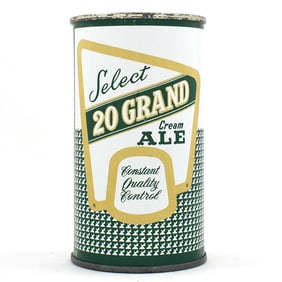 20 Grand Select Cream Ale Flat Top OHIO LID 141-40 OUTSTANDING