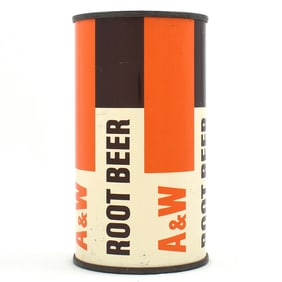 A and W Root Beer Soda Flat Top CLEAN