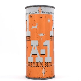 A-1 Premium Beer 16 Ounce Flat Top 224-13