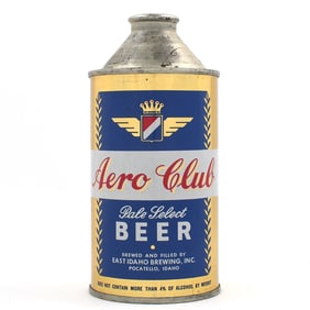 Aero Club Pale Beer Cone Top NON-IRTP DNCMT 4 PERCENT 150-7 OUTSTANDING