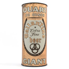 Ballantine Extra Fine Beer Quart Flat Top 237-1