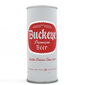 Buckeye Premium Beer 16 Ounce Fan Tab ENAMEL 142-18