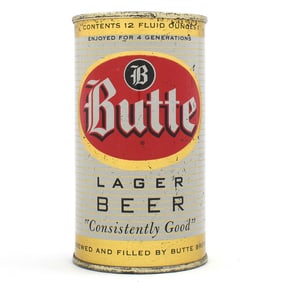 Butte Lager Beer Flat Top DULL GOLD 47-32