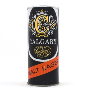 Calgary Export Malt LAGER 16 Ounce Zip Top RARE 146-23