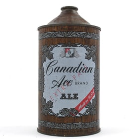 Canadian Ace Extra Pale ALE Quart Cone Top 205-4