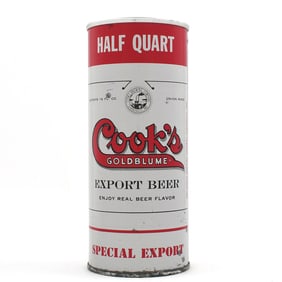Cooks Goldblume Special Export Beer 16 Ounce Pull Tab TOUGH 148-4