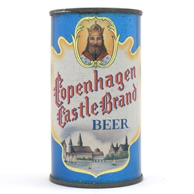 Copenhagen Castle Brand Beer Flat Top 51-27 RARELY CLEAN