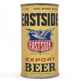Eastside Export Beer Instructional Flat Top 58-4 OI 226 EXCELLENT