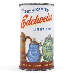Edelweiss Light Beer Flat Top CHEERY-BEERY 59-6 EXCELLENWT