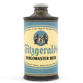 Fitzgeralds Burgomaster Beer Cone Top 163-4 CLEAN SCARCE