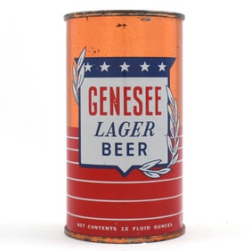 Genesee Lager Beer Flat Top 68-30 SCARCELY CLEAN