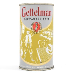 Gettelman Milwaukee Beer Set Flat Top OKTOBERFEST YELLOW 69-18 OUTSTANDING