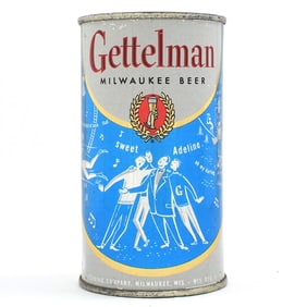 Gettelman Milwaukee Beer Set Flat Top SWEET ADELINE BLUE 69-19 OUTSTANDING